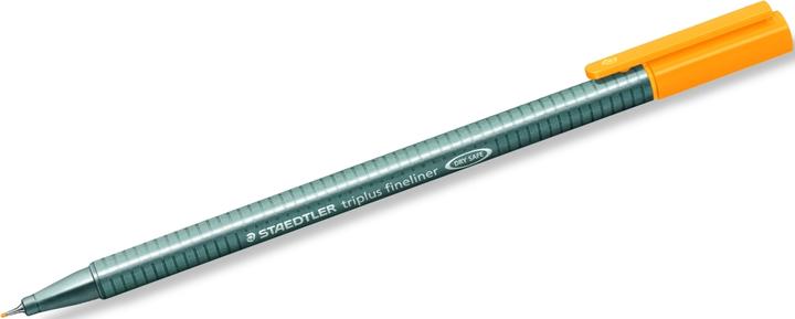 Actual product image Staedtler Fineliner triplus 0,3mm Hellora (Light orange, Grey, 1 x)