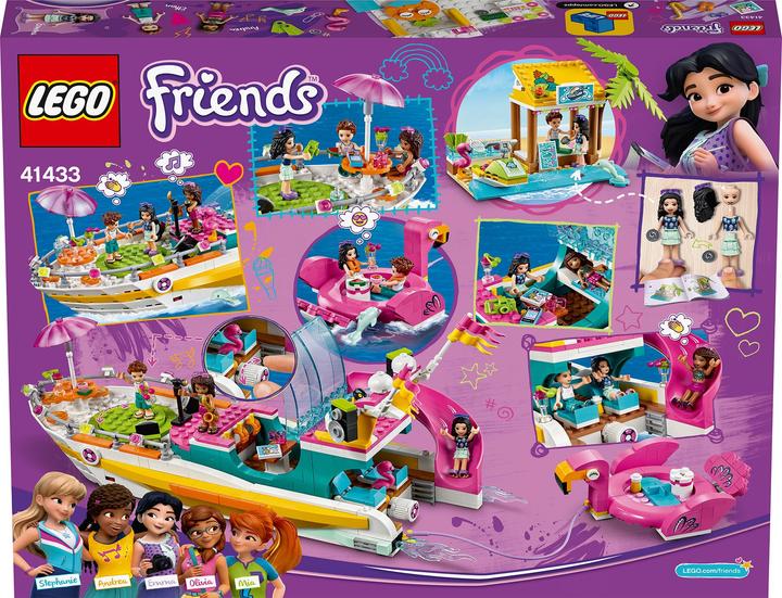 Actual product image LEGO Friends party boat from Heartlake City (41433, LEGO Friends)