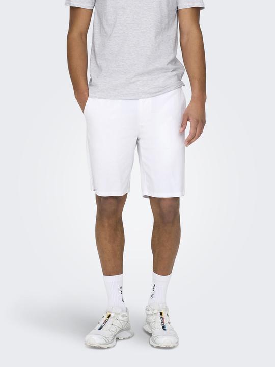 Actual product image Only & Sons ONSMARK 0011 COTTON LINEN SHORTS Chino shorts (XS)