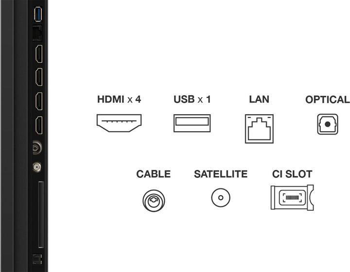 Actual product image TCL 98P8K 98" 4K QLED HDR Smart TV (98", QLED, 4K, 2025)