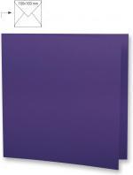 Produktbild Rayher Karte quadr., doppelt, uni, FSC Mix Credit, viole (5 Stk.)