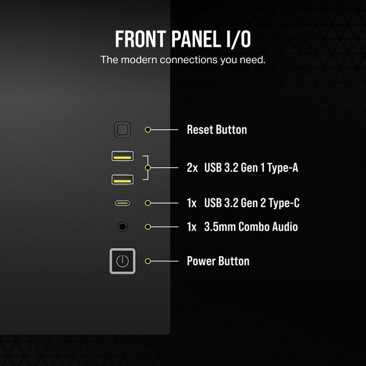 Actual product image Corsair 2500X (mATX, Mini-ITX)