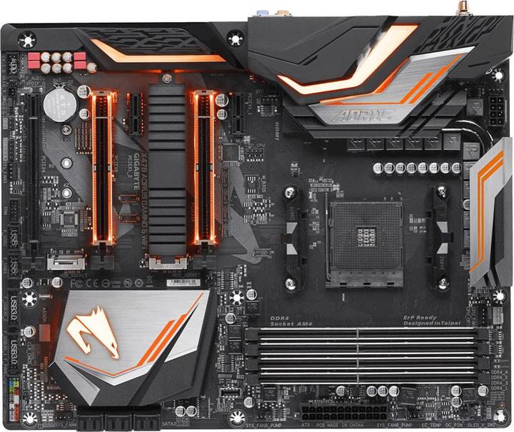 Image du produit Gigabyte X470 Aorus Gaming 5 WiFi (AM4, AMD X470, ATX)
