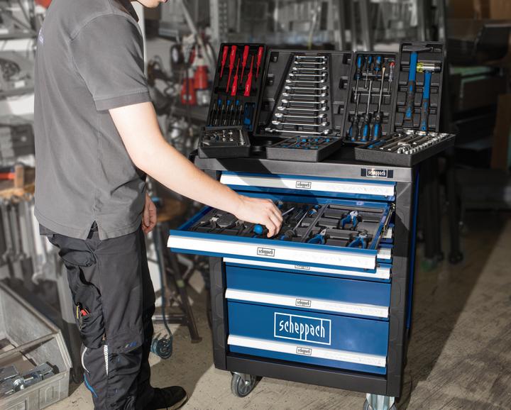 Produktbild Scheppach TW1000 Werkstattwagen 263-tlg. (7 x)
