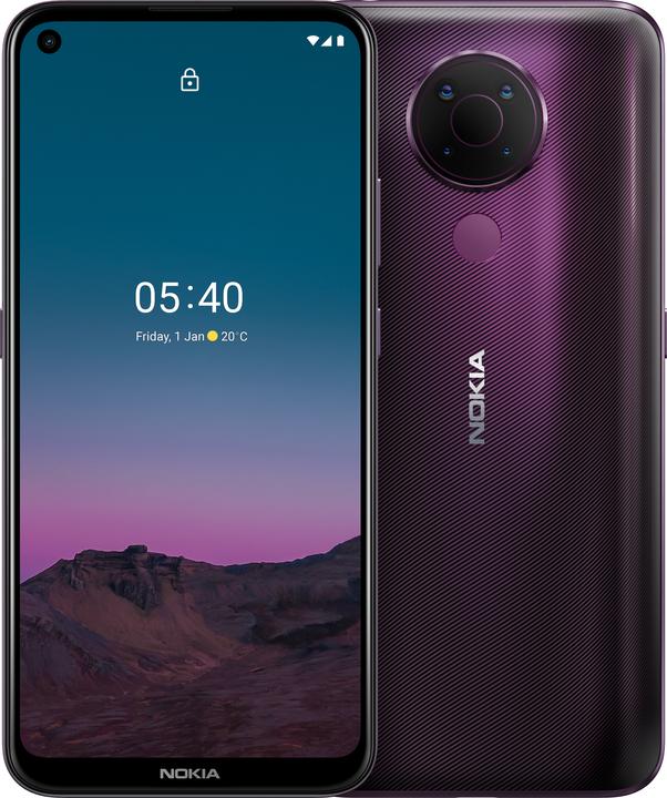 Actual product image Nokia 5.4 (128 GB, Dusk, 6.39", Dual SIM + SD, 48 Mpx, 4G)