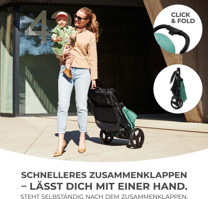 Produktbild KinderKraft Baby Stroller RINE CLASSIC BLACK