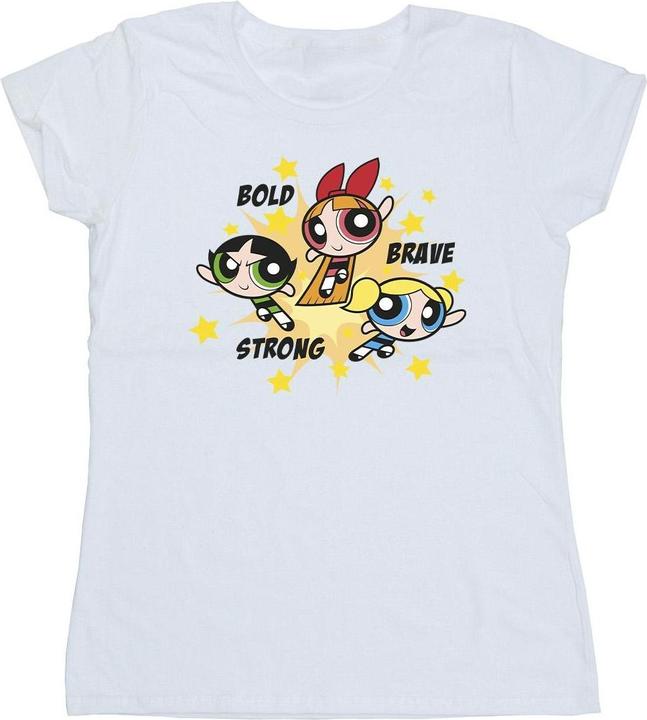The Powerpuff Girls Girls Bold Brave Strong TShirt (XL)
