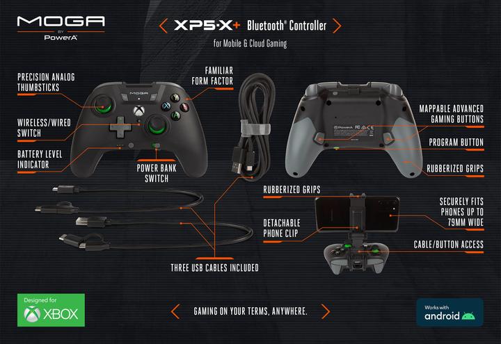 Immagine prodotto PowerA Manette XP5X Plus Gaming (Android, PC)