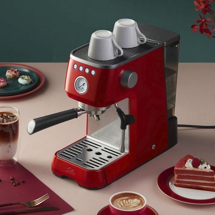 Actual product image Solis Barista Perfetta Plus 1016 portafilter machine red 980.19