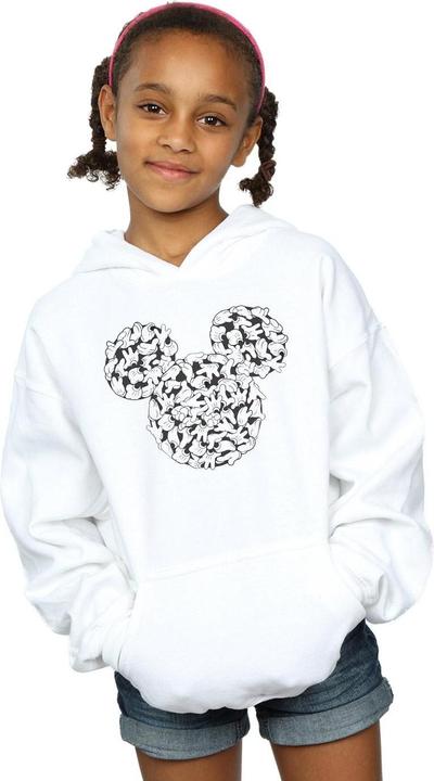 Immagine prodotto Disney Mickey Mouse Head Of Hands Felpa con Cappuccio Ragazze (128)