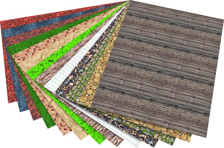 Actual product image Folia Motif cardboard "Structures", 500 x 700 mm, 270 g/sqm (270 g/m²)