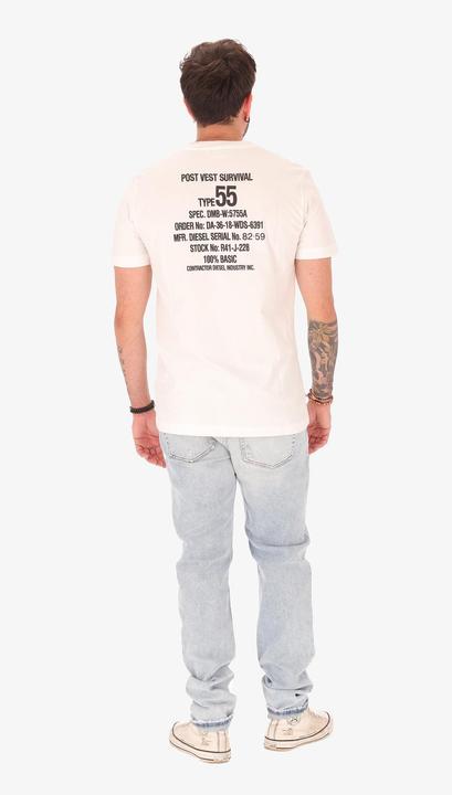 Actual product image Diesel Herren T-Shirt Aus 100% Baumwolle - Astero Plus Modell - Casual (L)