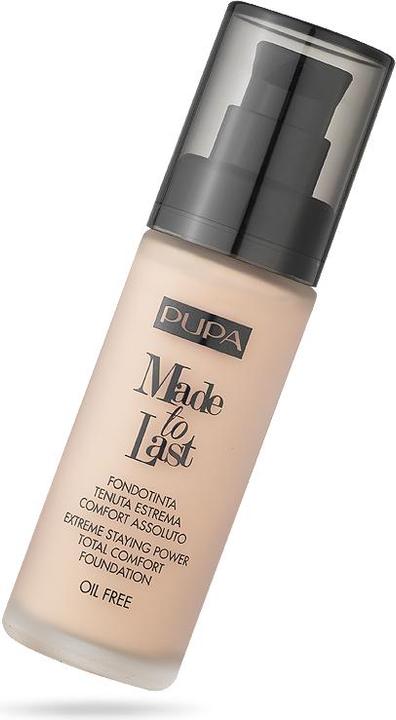 Actual product image Pupa Milano Pupa MADE TO LAST FOUNDATION Porcelain (010 Porcelain)