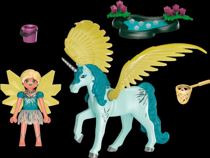 Produktbild Playmobil Crystal Fairy mit Einhorn (70809, Playmobil Ayuma)