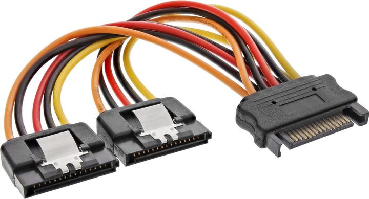 Productafbeelding InLine SATA voeding Y-kabel SATA beugel