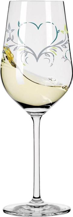 Actual product image Ritzenhoff Heart crystal white wine glass White wine 001 (White wine glasses)