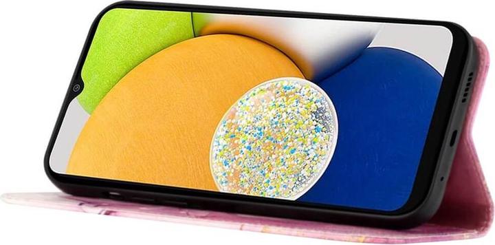 Produktbild Cover-Discount Galaxy A54 - Leder Hülle pink Marble (Samsung Galaxy A54 5G)