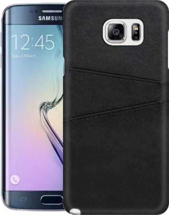 Image du produit Screenguard Samsung Galaxy S6 Edge CardCaddy Backcase en cuir avec porte-cartes (Samsung Galaxy S6 Edge)