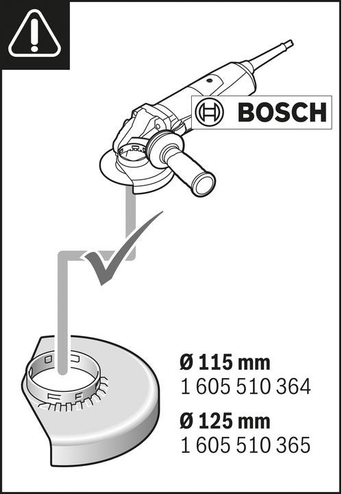 Actual product image Bosch Professional Gde 115/125 Fc-T