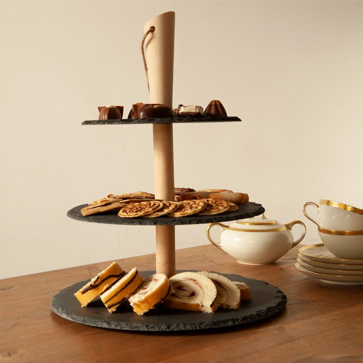 Produktbild Natura Punto 3-stufige Etagere aus Schiefer