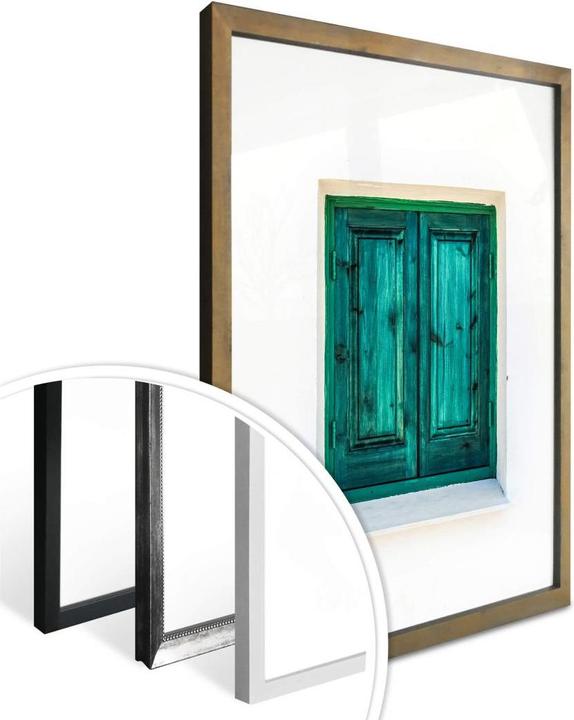 Produktbild Trenddeko Das türkise Fenster (24 x 30 cm)