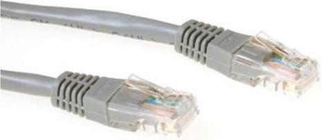 Produktbild Grey 5 meter U/UTP CAT5E patch cable with RJ45 connectors CAT5E U/UTP GREY 5.00M (U/UTP, CAT5e, 5 m)