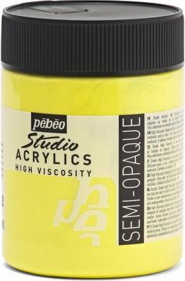 Image du produit Pebeo Acrylique fine Studio Acrylics (Jaune de cadmium Citron Imit., 500 ml)