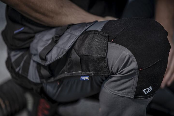 Actual product image Projob Waistband trousers with stretch inserts and removable hanging pockets (56)