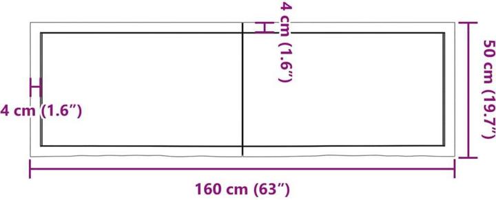 Produktbild VidaXL Emerald (160 x 6 x 50 cm)