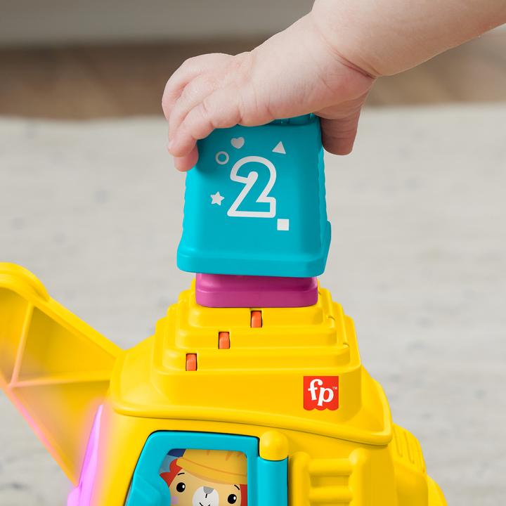 Actual product image Fisher-Price Count & Stack Crane- (D, F, E)