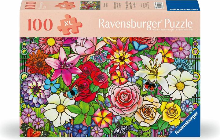 Ravensburger Puzzle 12001364 - Finestra di fiori - Puzzle per anziani e senior, con 100 (100 pezzi)