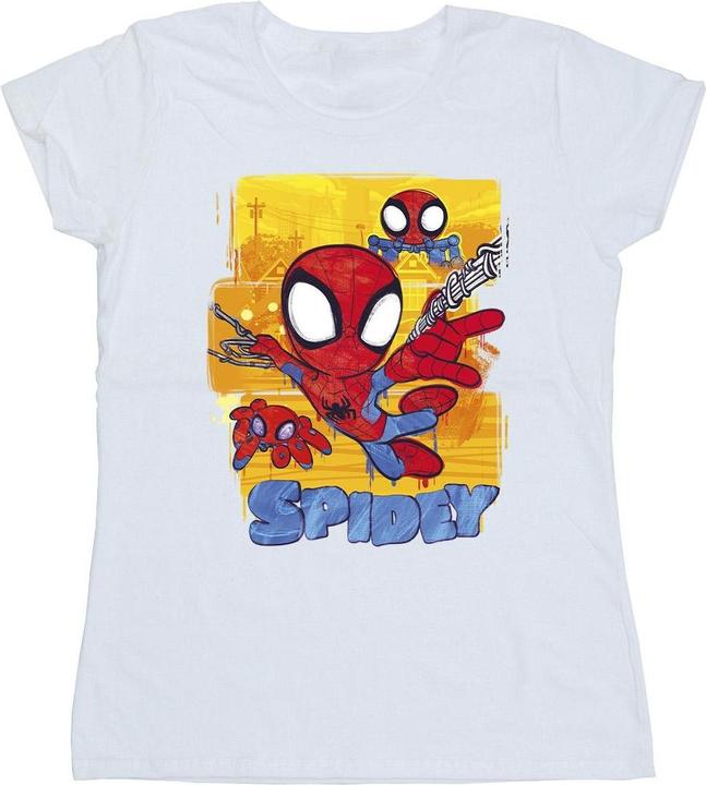 Spidey And His Amazing Friends Flying TShirt (L)