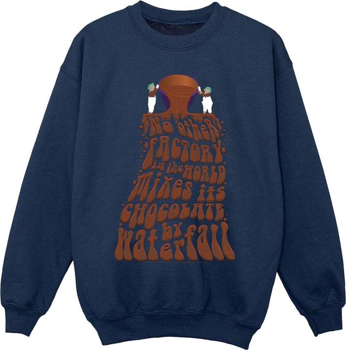 Willy Wonka & the Chocolate Factory Chocolate Waterfall Sweatshirt Mädchen