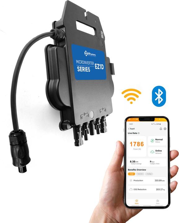Produktbild APSystems Mikrowechselrichter EZ1D (1800W)