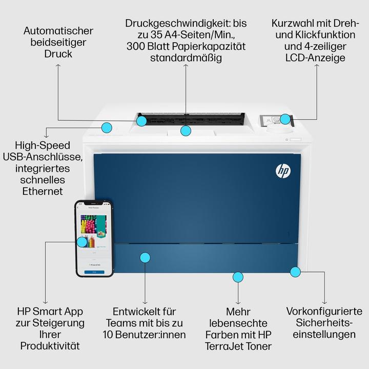 Produktbild HP Color LaserJet Pro 4202dn (Laser, Farbe)