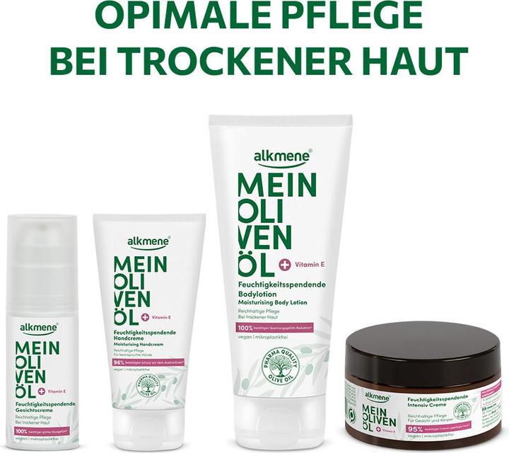 Produktbild Alkmene MEIN OLIVENÖL, Feuchtigkeitsspendende Bodylotion (Körperlotion, 200 ml)
