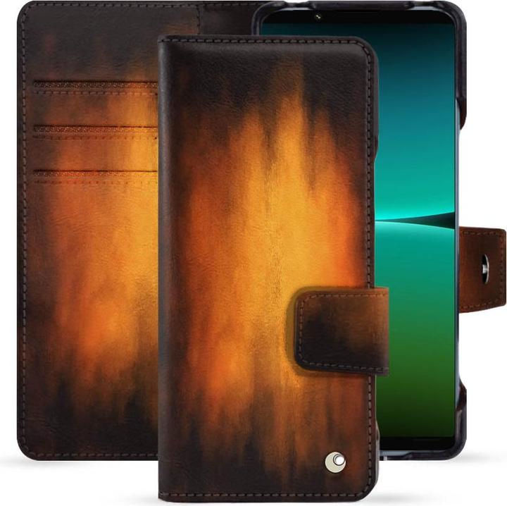 Actual product image Noreve Leather wallet with horizontal flap (Sony Xperia 5 IV)