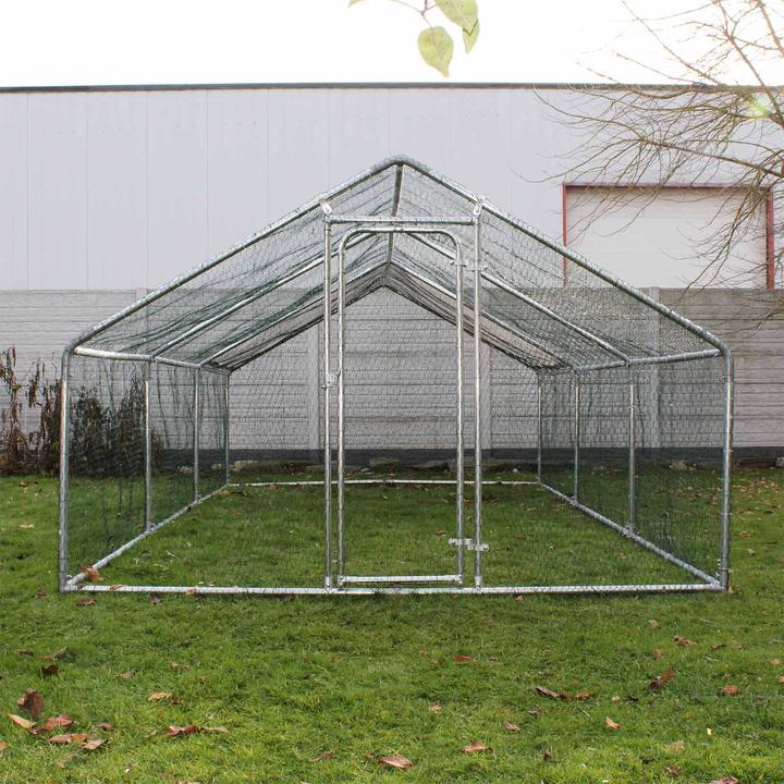 Actual product image Wiltec Free-range enclosure 4x3x2m outdoor enclosure aviary chicken coop small animal enclosure
