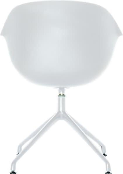 Image du produit Paperflow 2 chaises à coque MOON CHMOONX2.13.13 blanc plastique