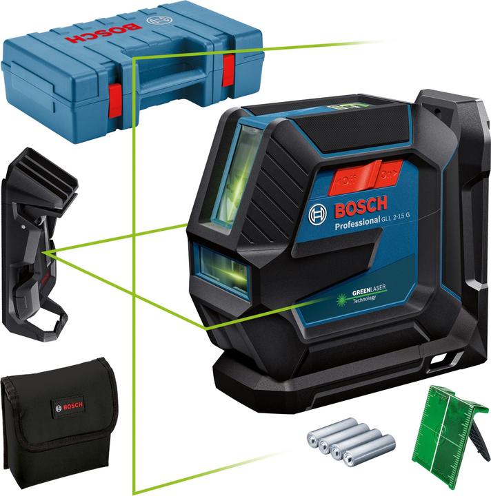 4 batterie LR6 da 1,5 V (AA), valigetta artigianale, scheda bersaglio laser, borsa