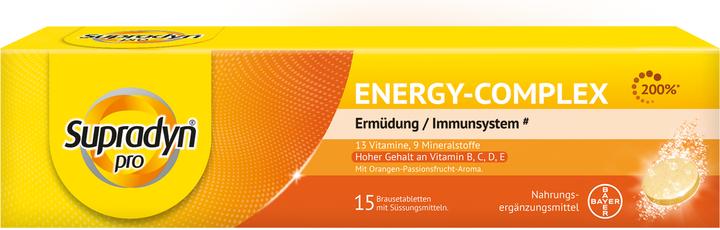 Immagine prodotto Supradyn pro compressa effervescente pro energy-complex (15 Pezzo/i, Compressa effervescente, 100 g)