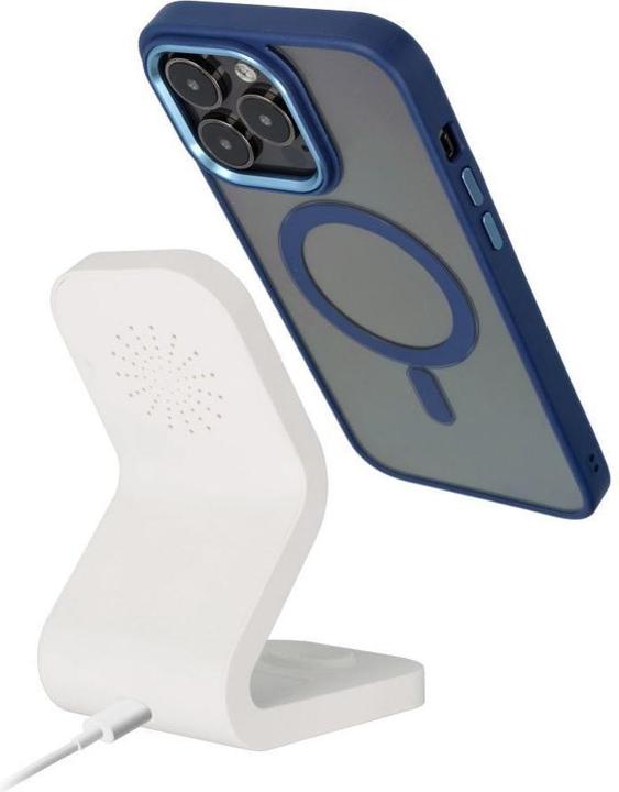 Image du produit OEM Back panel cover COLOR EDGE MAG COVER case compatible with MagSafe for IPHONE 14 navy blue (Apple iPhone 14)