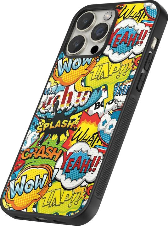 Image du produit PhoneLook Coque Silicone rigide noir Cartoons slogans (Apple iPhone 15 Pro)