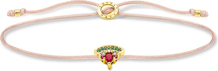 Immagine prodotto Thomas Sabo Bracciale anguria Little Secrets (20 cm, Nylon, Doratura in oro giallo 750, Argento 925)