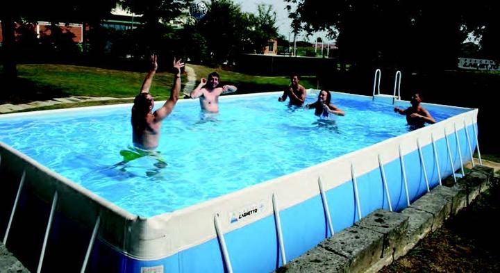 Image du produit Laghetto Piscine hors sol POP! 49 bleue- Dimensions en eau 4,0 x 9m - sable