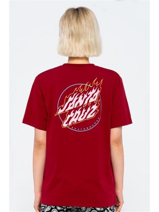 Actual product image Santa Cruz Absent Flame Dot T-Shirt