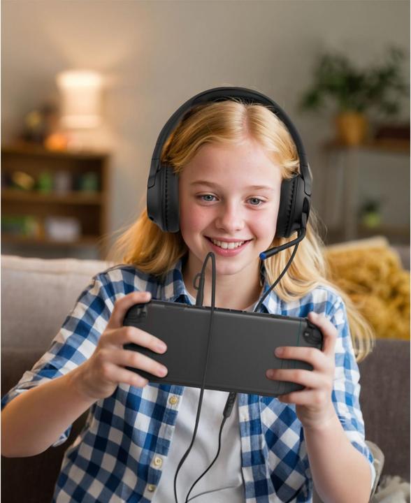 Image du produit Belkin Gaming On-Ear Kopfhörer für Kinder mit Kabel ENA011hqBK