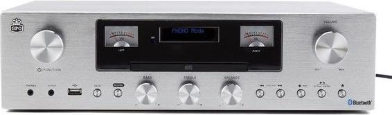 Immagine prodotto GPO PR200 - Sistema HiFi Premium Line, radio DAB+, CD, USB, bluetooth (Bluetooth, 1x 12 W)