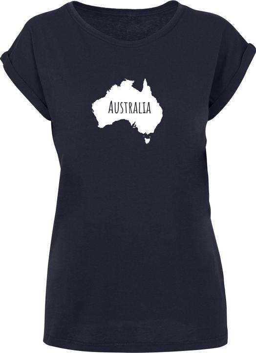 Produktbild Merchcode Ladies Australia X Extended Shoulder Tee - 116405 (M)