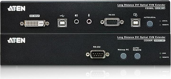 Immagine prodotto Aten Estensore KVM in fibra ottica CE690 USB DVI (20km)